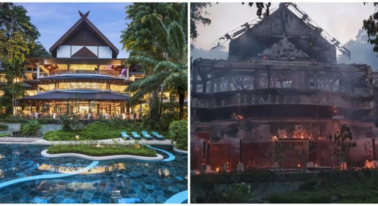 Raging fire destroys The Andaman, a Marriott Luxury Collection hotel in Langkawi Malaysia