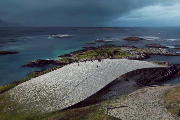 A New Whale-watching Museum, Shaped Like a Whale Fin, Is Opening in Norway.