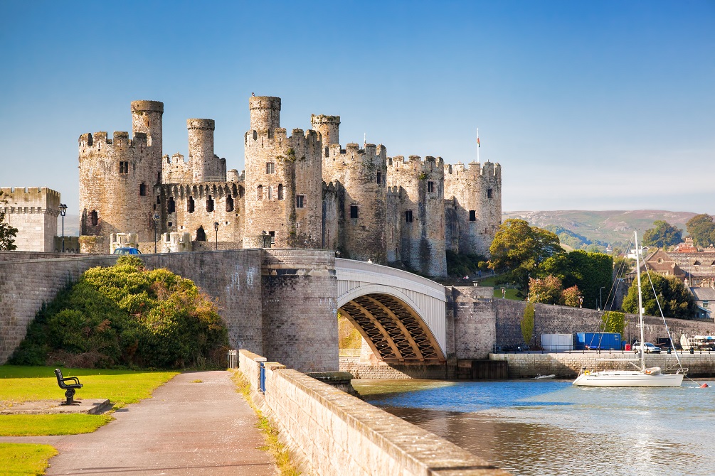 Conwy Castle in Wales, United Kingdom