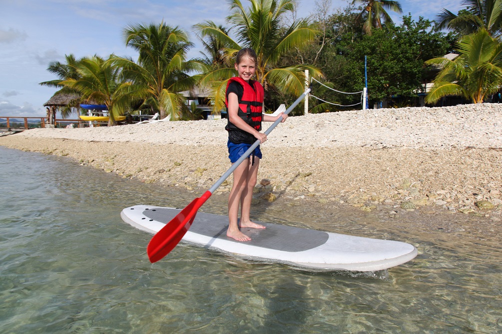 Kid tourist in Vanuatu