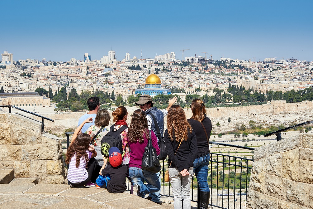 Tourists in Israel