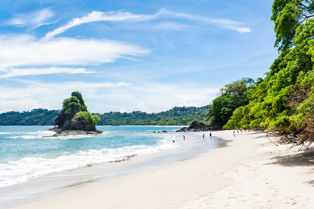 Beach in Manuel Antonio National Park Costa Rica
