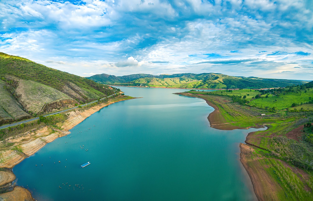 Lake of Furnas at Capitólio, Brazil