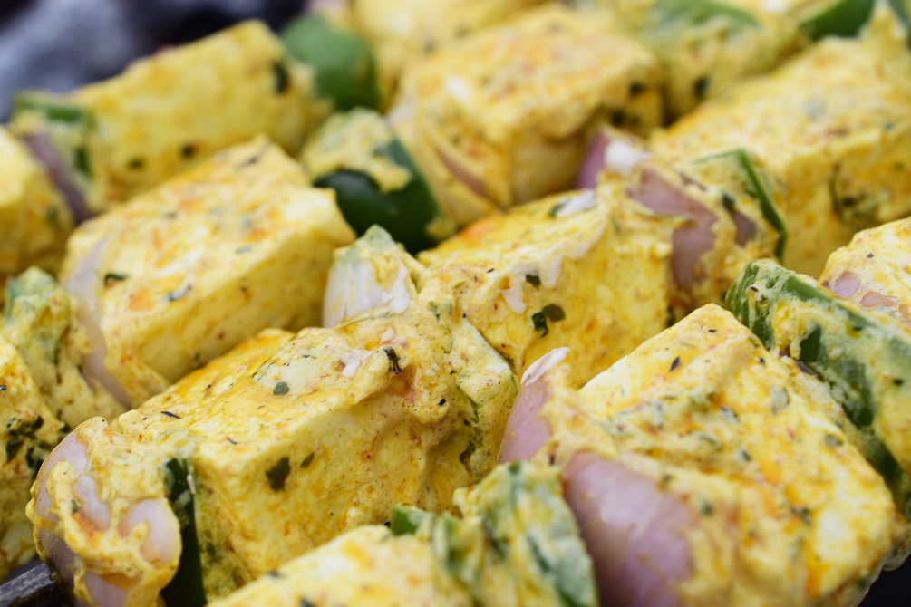 paneer tikka with capsicum and onion