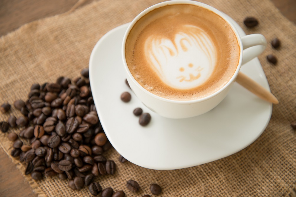 Bunny Coffee Art