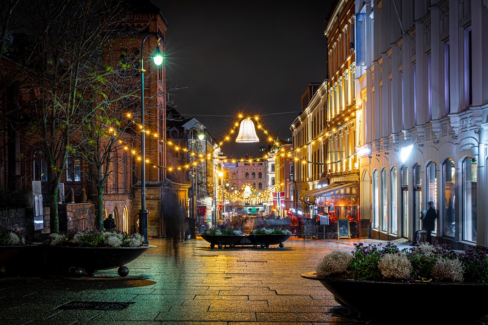 Oslo in the night, Norway