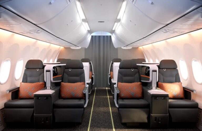 Singapore Airlines Stunning New 737 Business Class Cabin