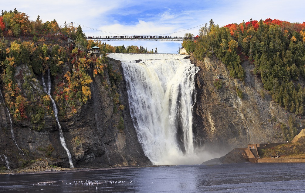 The Montmorency Waterfall 