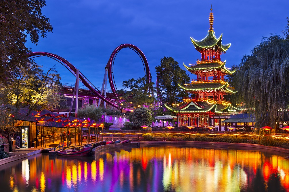 Tivoli Gardens, Copenhagen, Denmark 