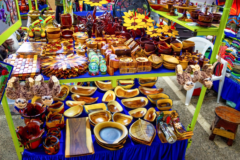 street market at Puerto Limon in Costa Rica