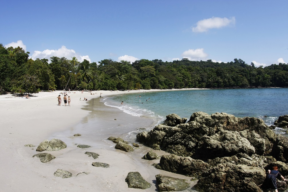Beach in Manuel Antonio National Park Costa Rica