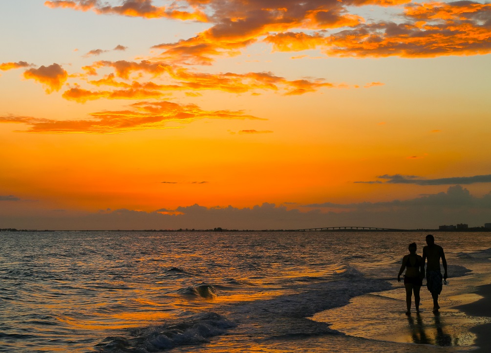 Couple at Fort Myers Beach