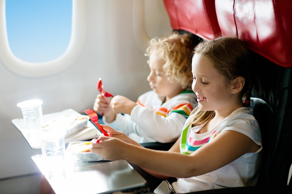 Snacks on plane