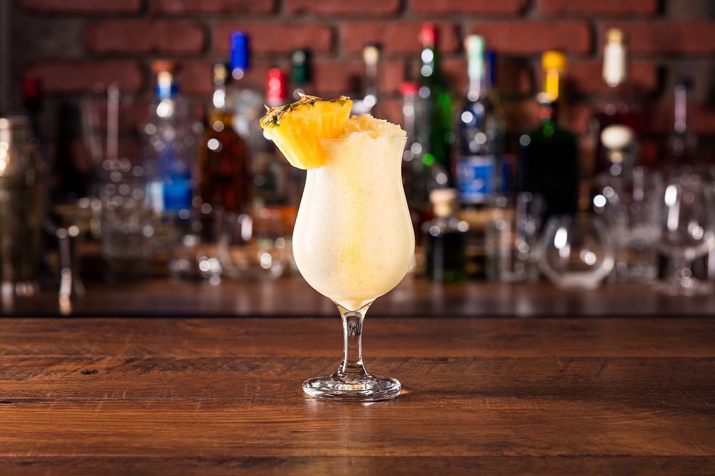 Refreshing Rum Pina Colada Cocktail