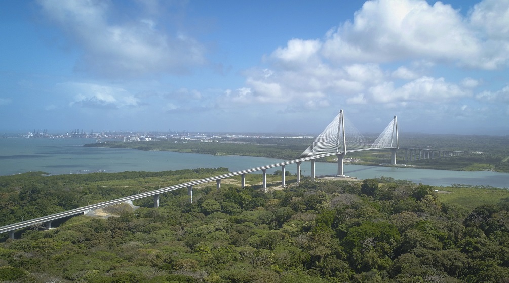 Third Bridge over Panama Canal Atlantic Bridge