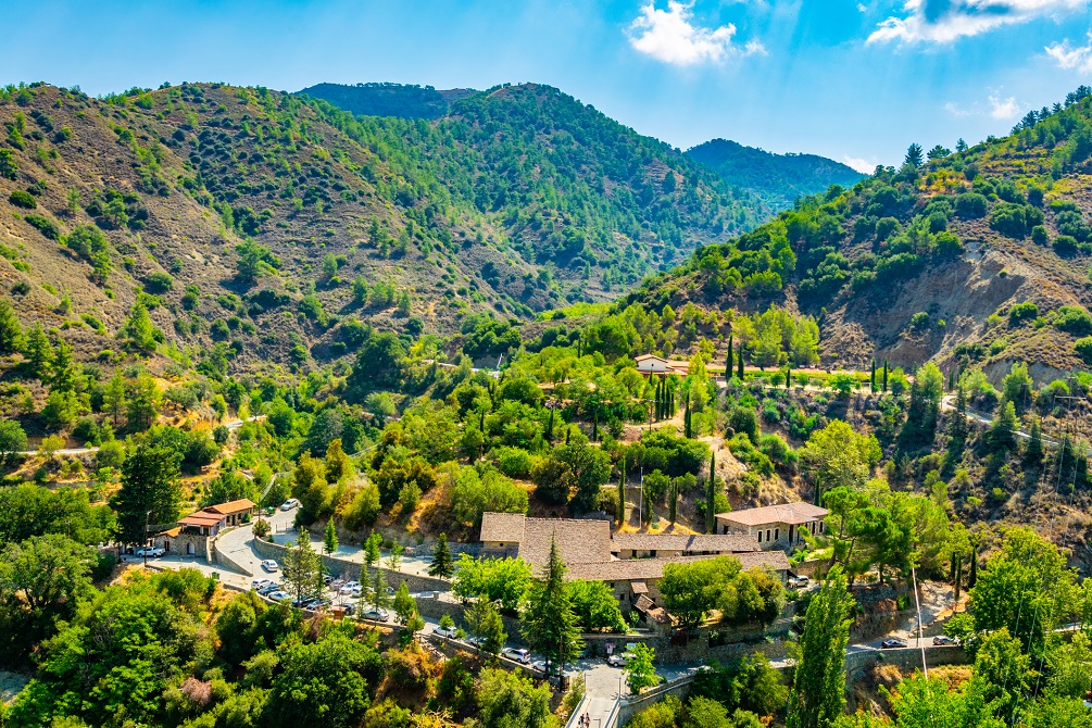 Agios Ioannis Lampadistis monastery at Kalopanayiotis village on Cyprus