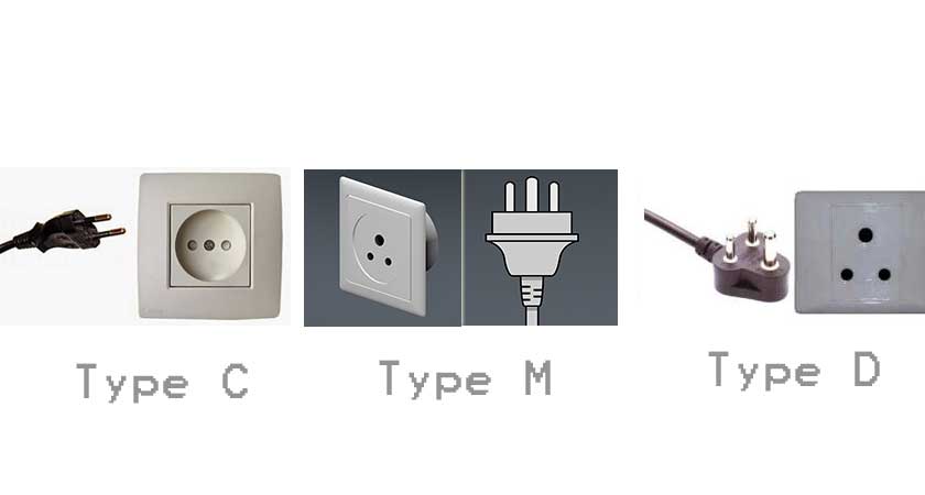 Nepal Plug Type C Type D Type M