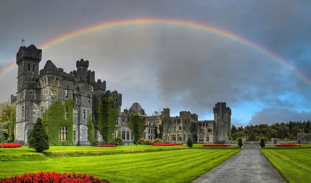 Ashford castle in Co. Mayo Ireland