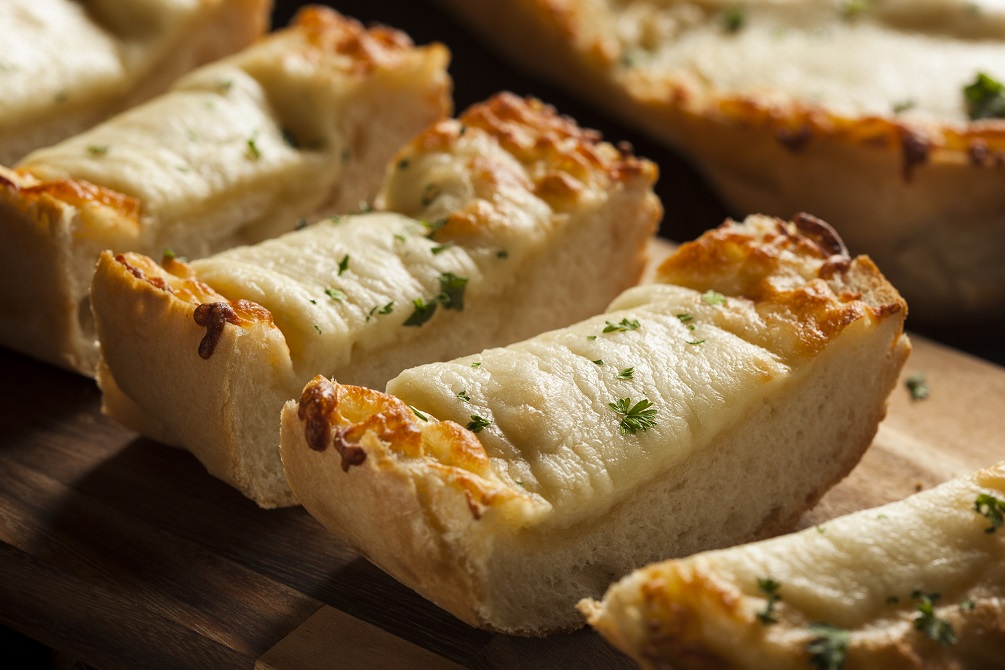 Toasted Cheese and Garlic Bread