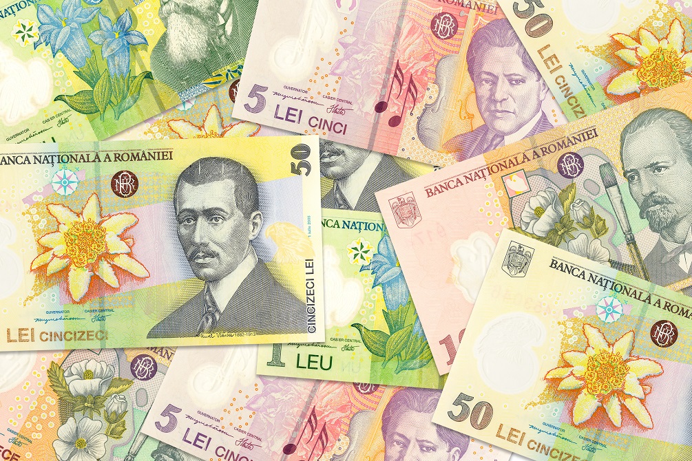  romanian leu banknotes