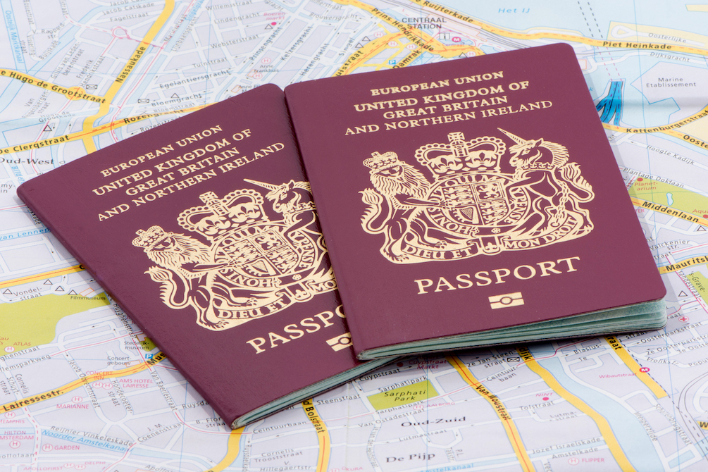 passport validity travel to europe