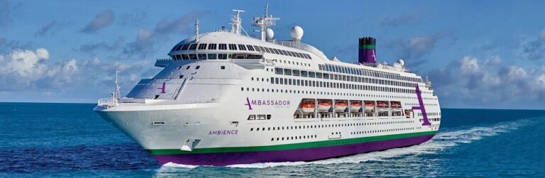 Ambassador Cruise Line to Remove Covid-19 Testing Prior to Sailings