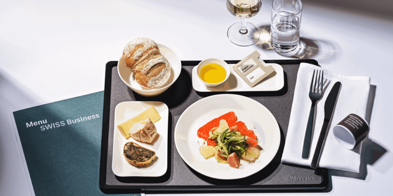 Swiss Long-Haul Business Class Passengers Can Now Pre-Order In-Flight Meals