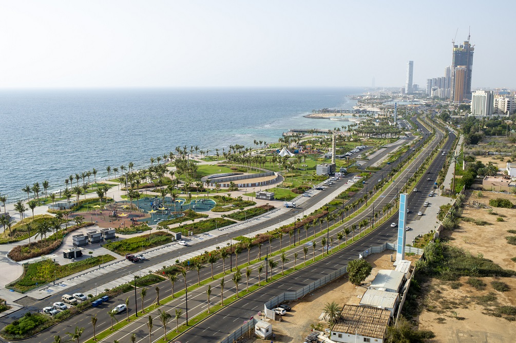 Jeddah corniche Aerial View