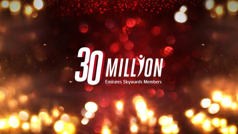 Emirates Skywards Celebrates 30 Million Members with a Whopping 1 Million Miles Giveaway