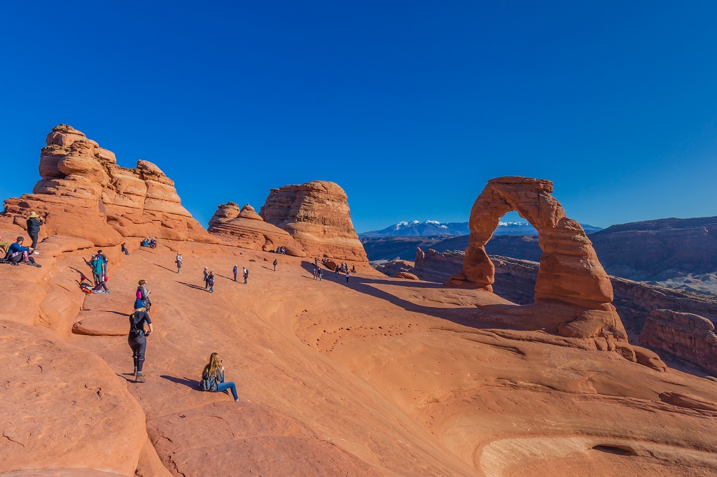 Delicate arch in Arches National Park