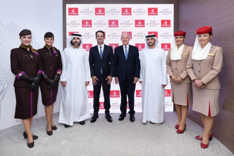 Emirates and Etihad Airways Announce Expanded Interline Agreement to Boost UAE Tourism