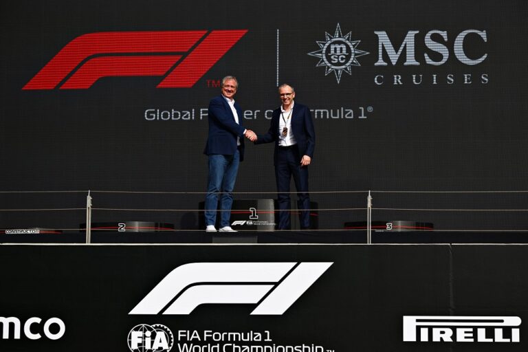 MSC Cruises Extends Partnership as Official Cruise Partner of Formula 1 through 2026 World Championship