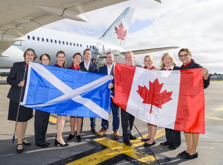 Welcome Return: Nonstop Flights between Edinburgh and Air Canada's Toronto Hub