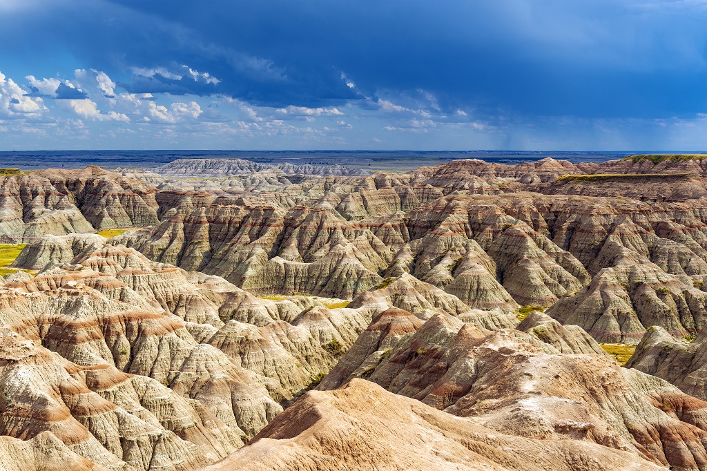 Thunderstorm in Badlands National Park, South Dakota