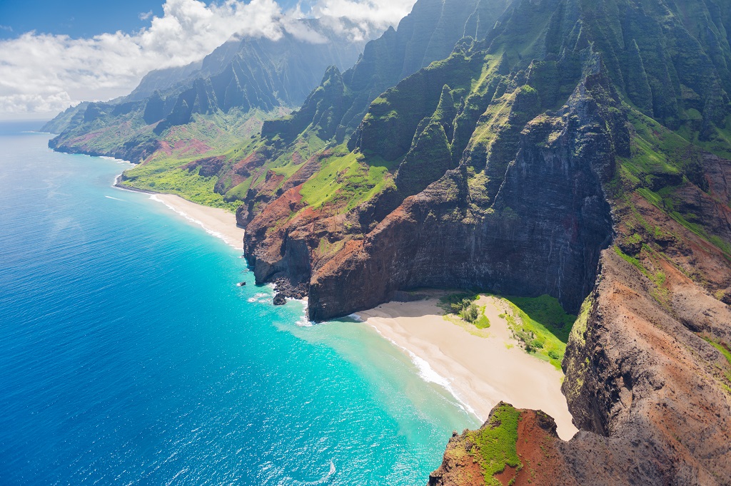 Na Pali Cost on Kauai island