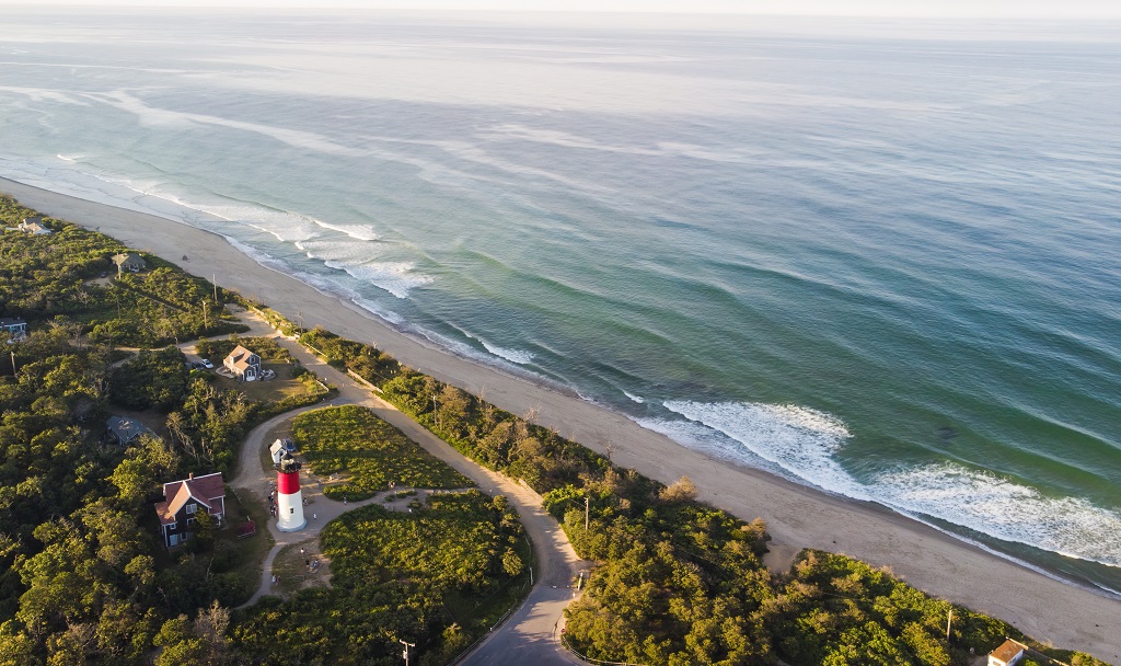 Nauset Beach with Nauset Light