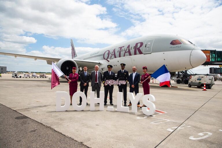 Qatar Airways Launches Inaugural Flight to Lyon, Expanding Its French Footprint